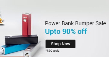 India Desire : Shopclues Power Bank Bumper Sale: Upto 90% Off